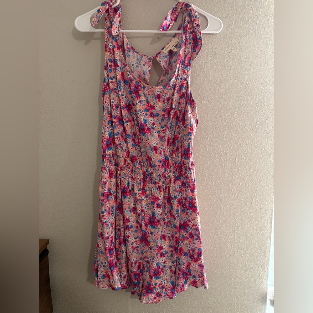 Floral Sleeveless Jumpsuit